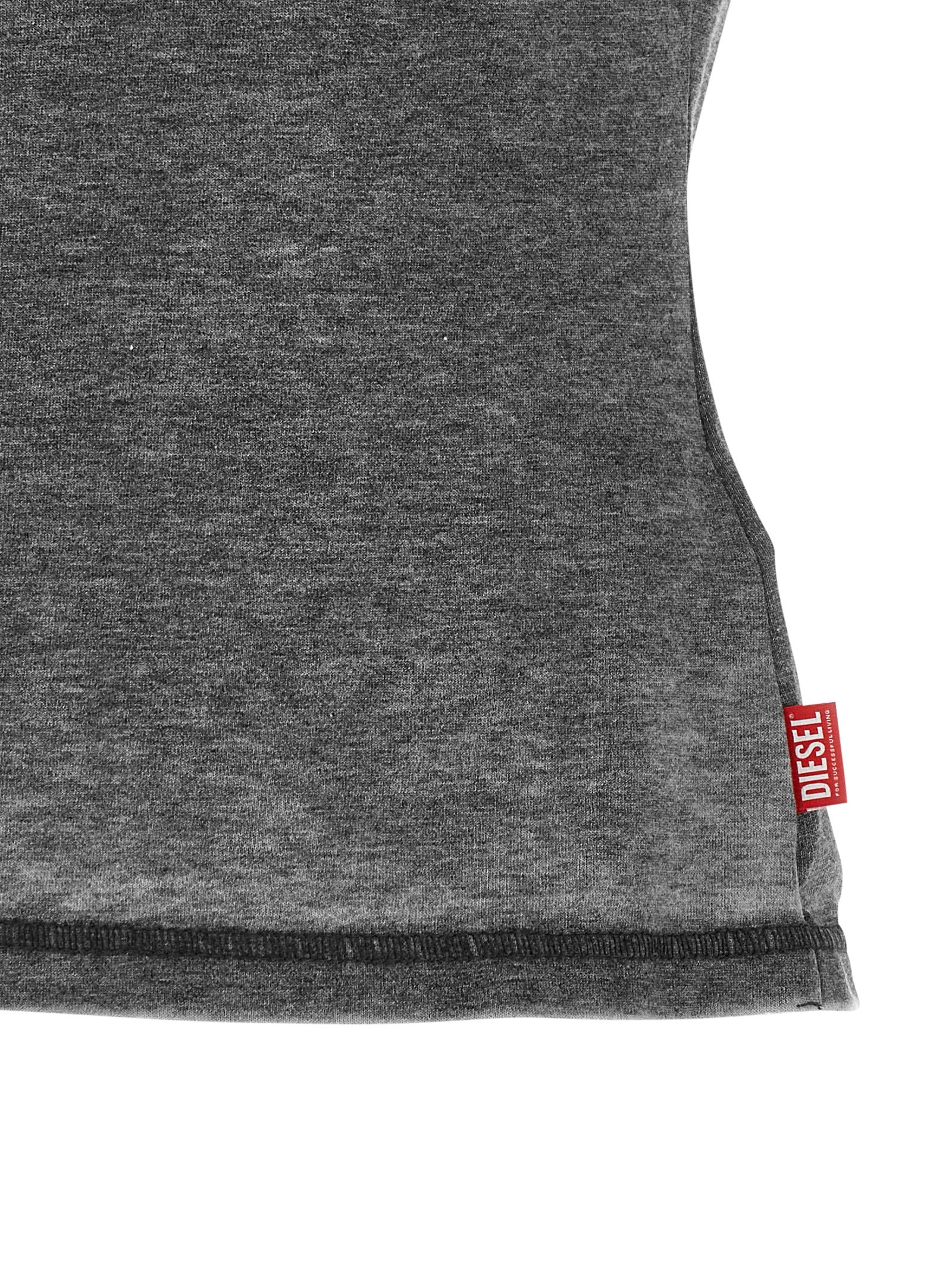 Diesel Gray Polyester T-Shirt