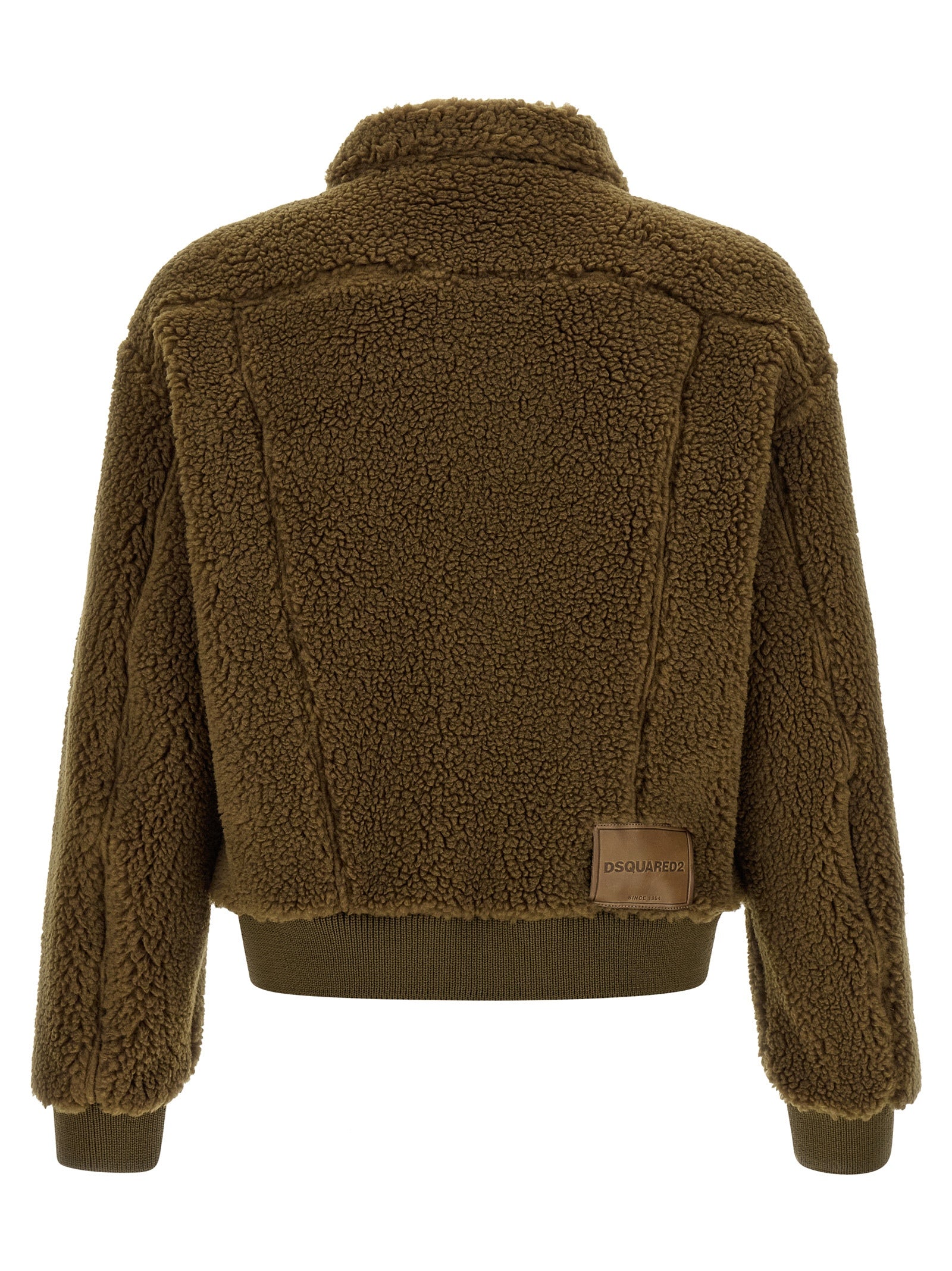Dsquared² Brown Polyester Full-Length Jacket