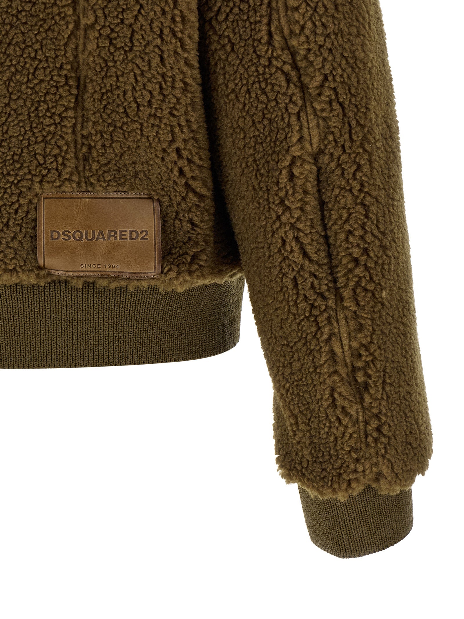 Dsquared² Brown Polyester Full-Length Jacket