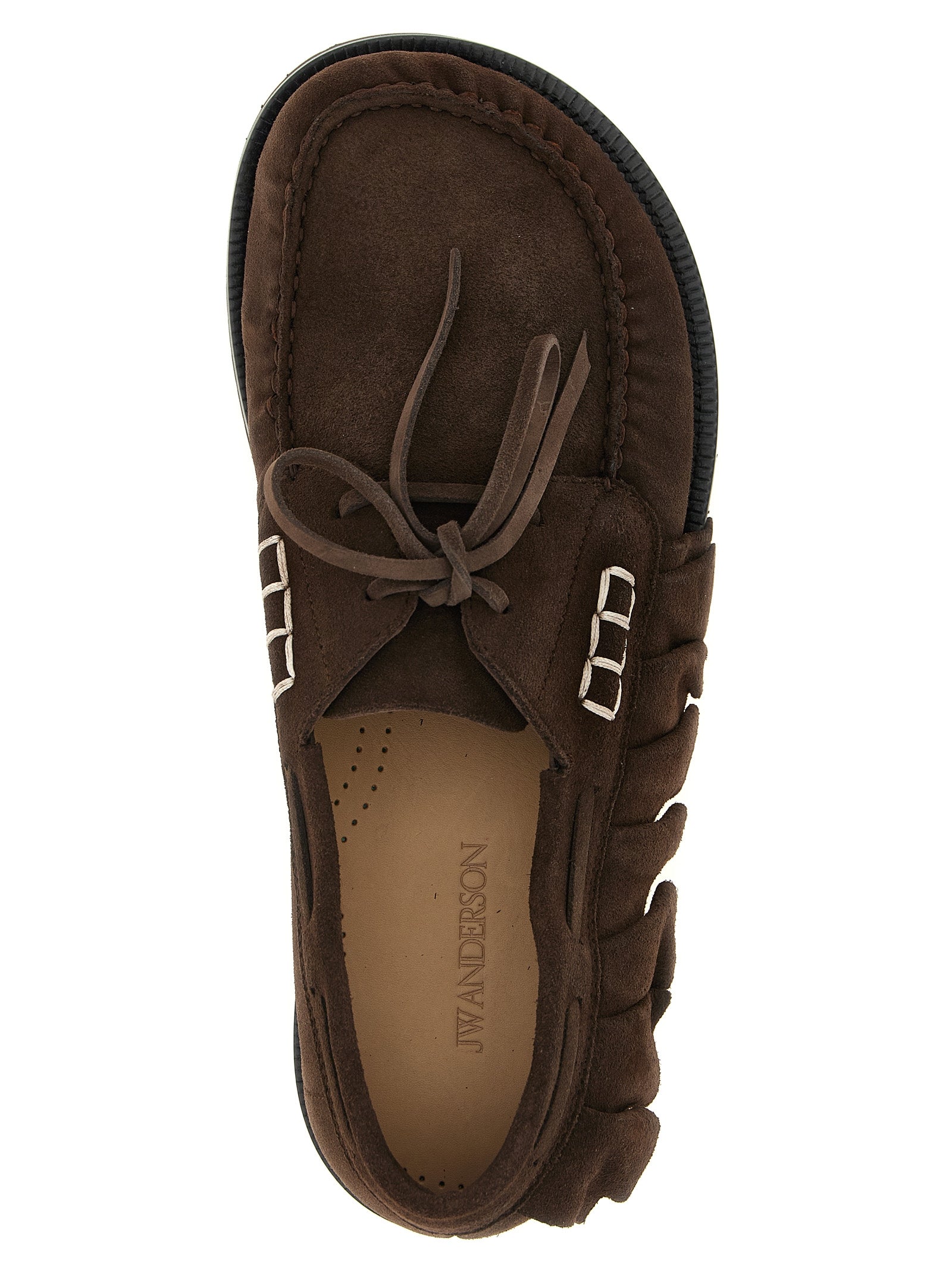 J.W.Anderson Brown Suede Leather Moccasin