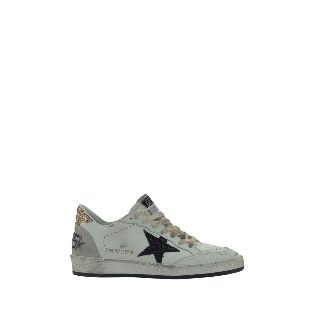 Golden Goose White Goatskin Sneakers