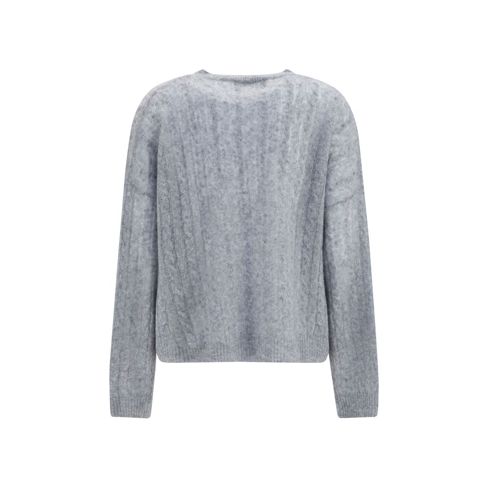 Lisa Yang Gray Cashmere Sweater