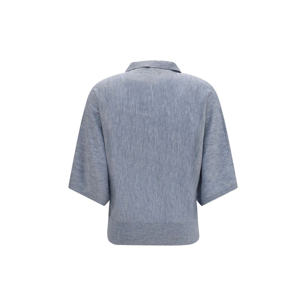 Lisa Yang Gray Cashmere Sweater