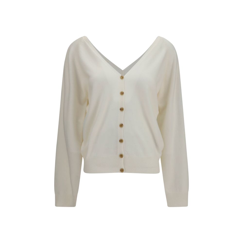 Lisa Yang Beige Cashmere Cardigan