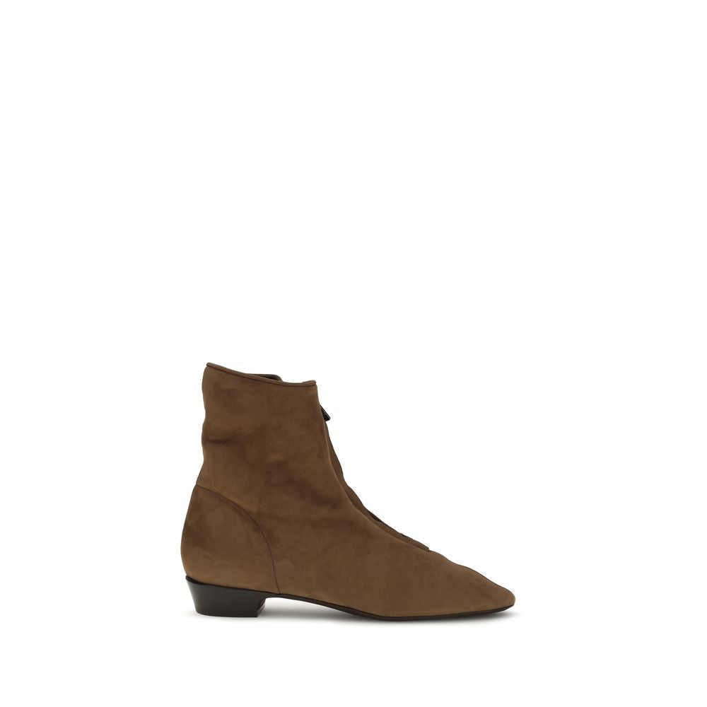 Herbert Levine Brown Calf Leather Bos Taurus Ankle Boots