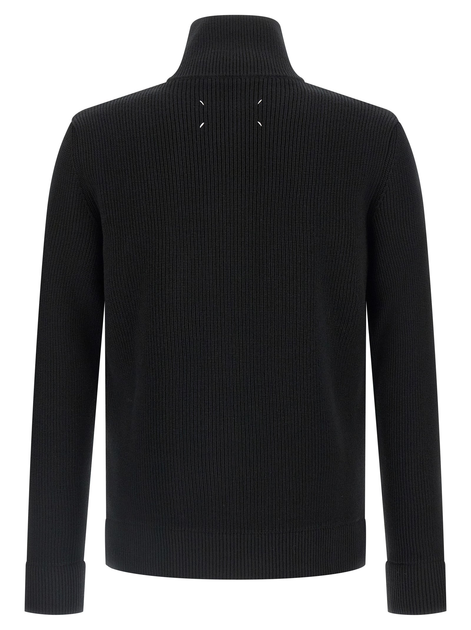 Maison Margiela Black Cotton Cardigan