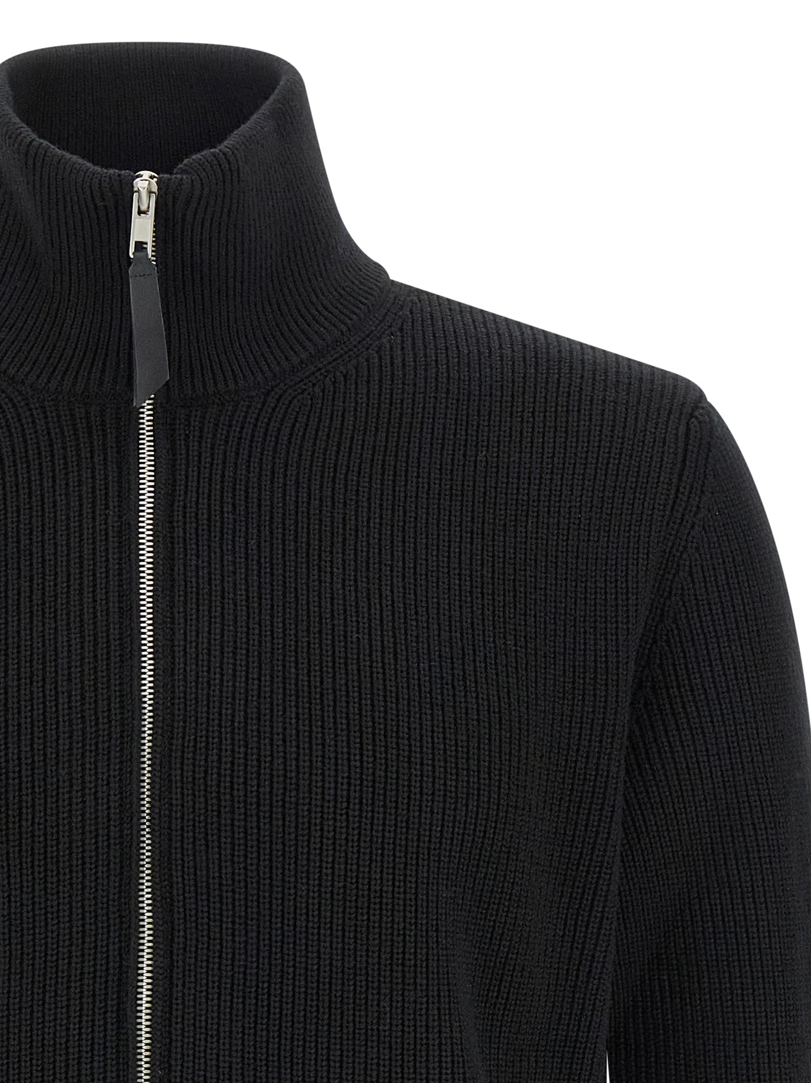 Maison Margiela Black Cotton Cardigan