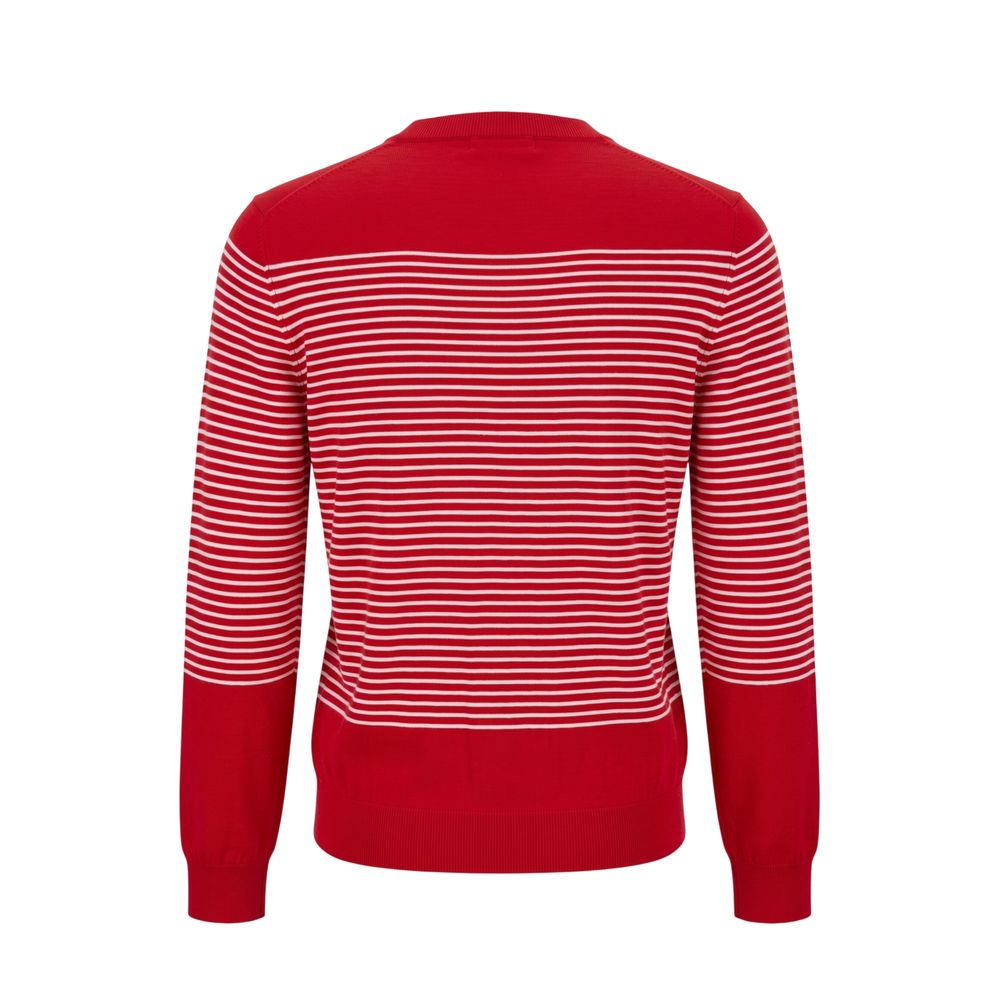 Malo Red Cotton Men Sweater
