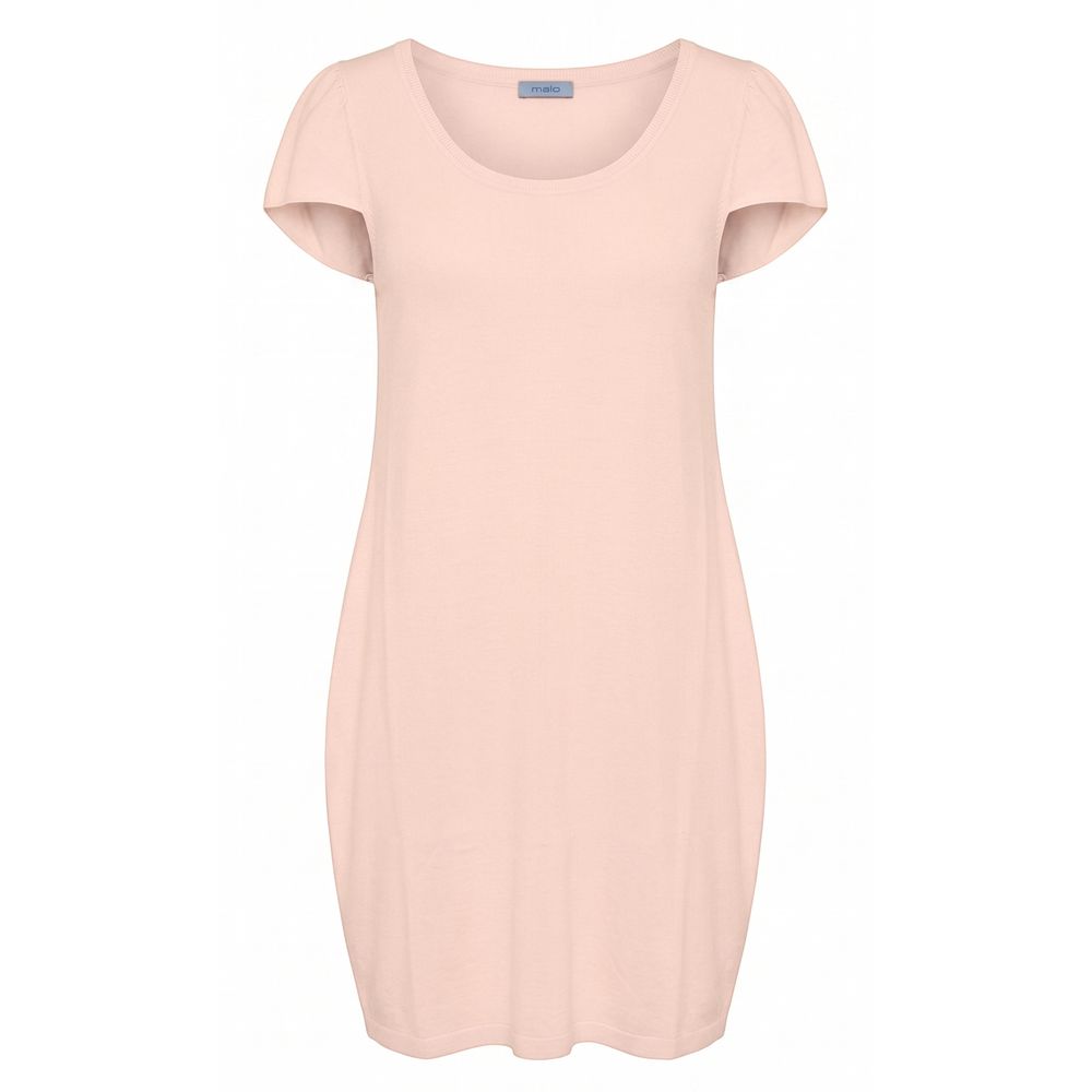 Malo Pink Cotton Women Dress