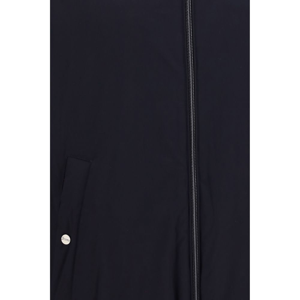 Herno Blue Goose Down Full-Length Jacket