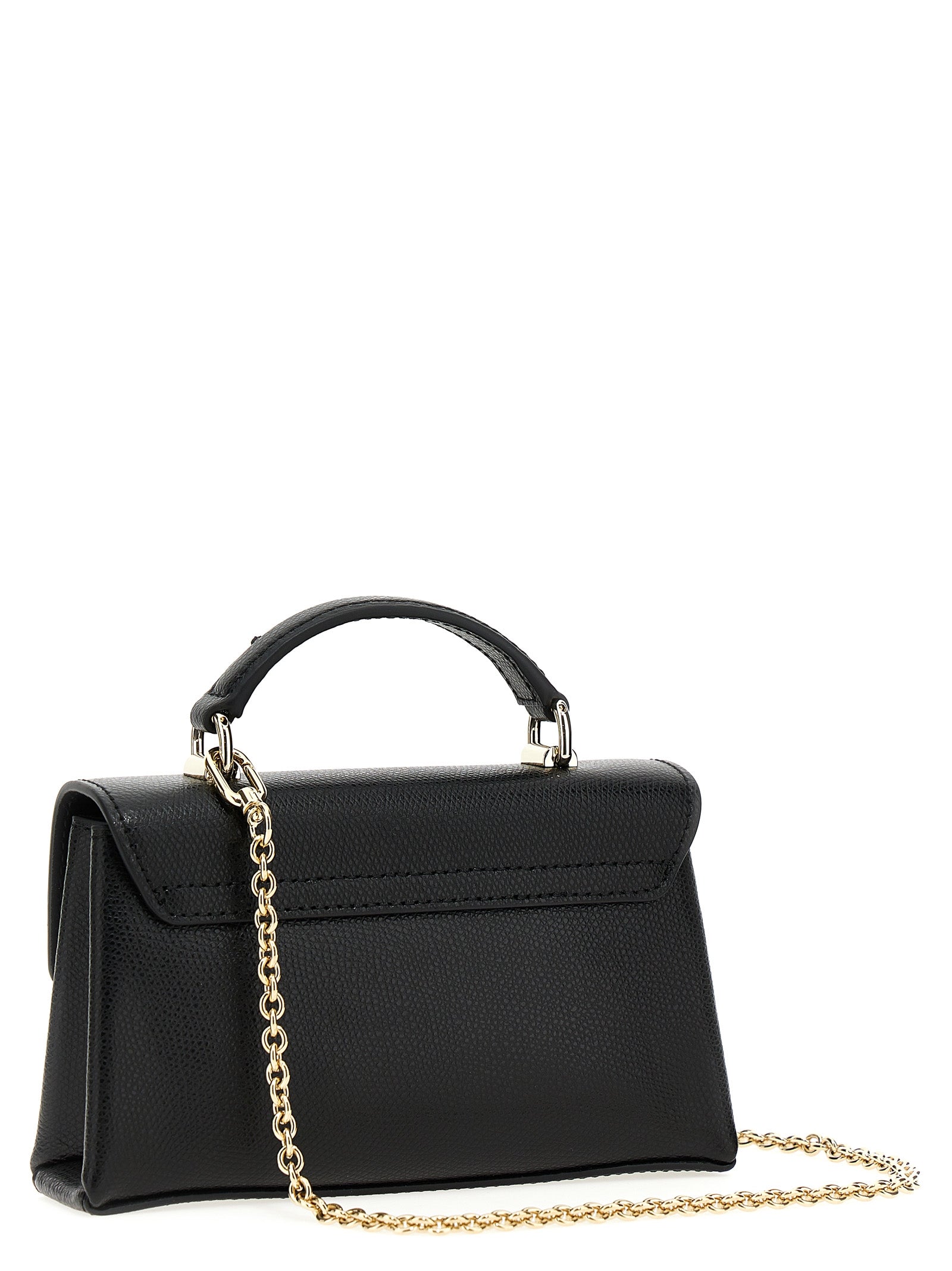 Furla Black Leather Crossbody Bag