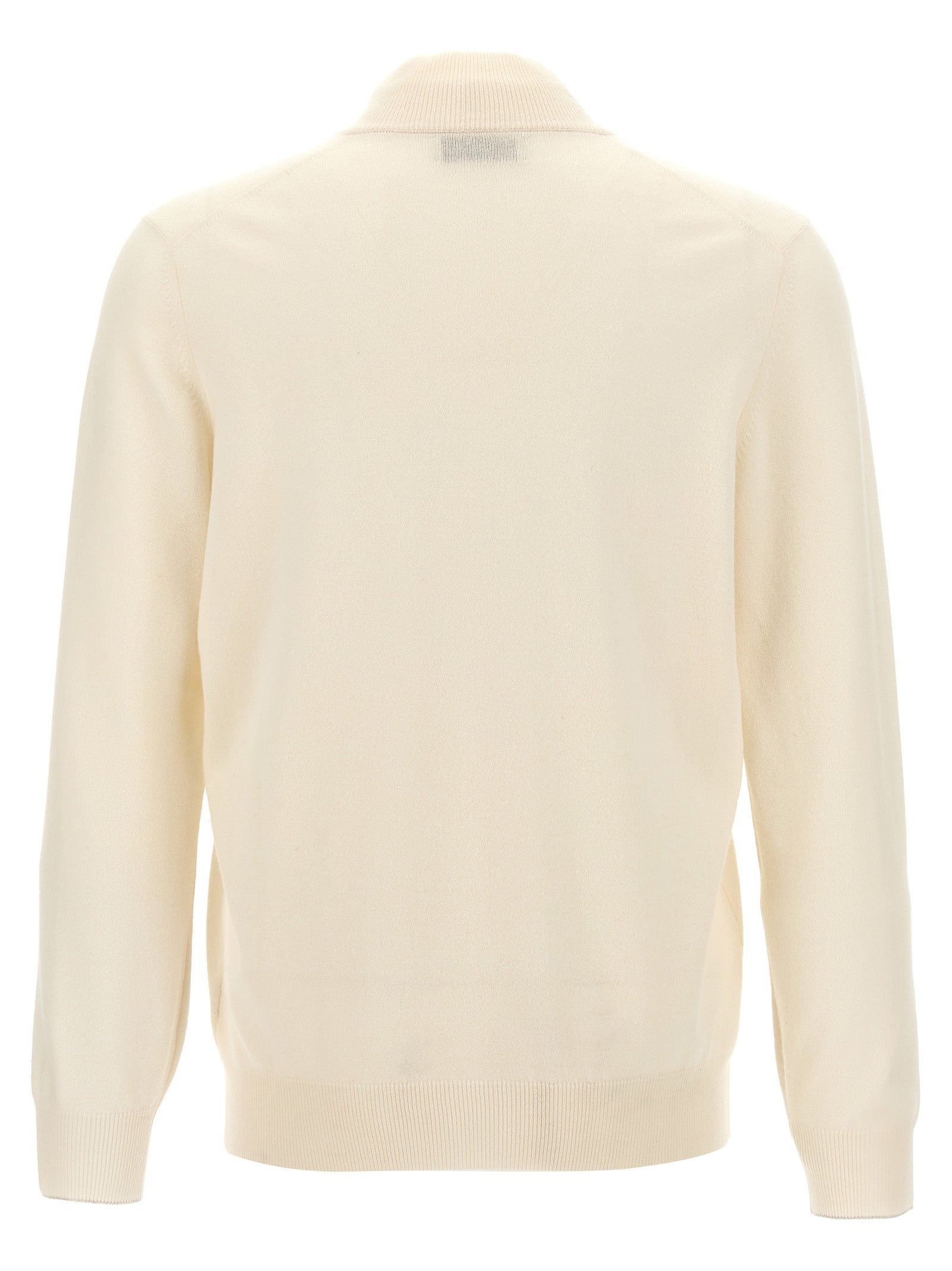 Brunello Cucinelli White Cashmere Cardigan