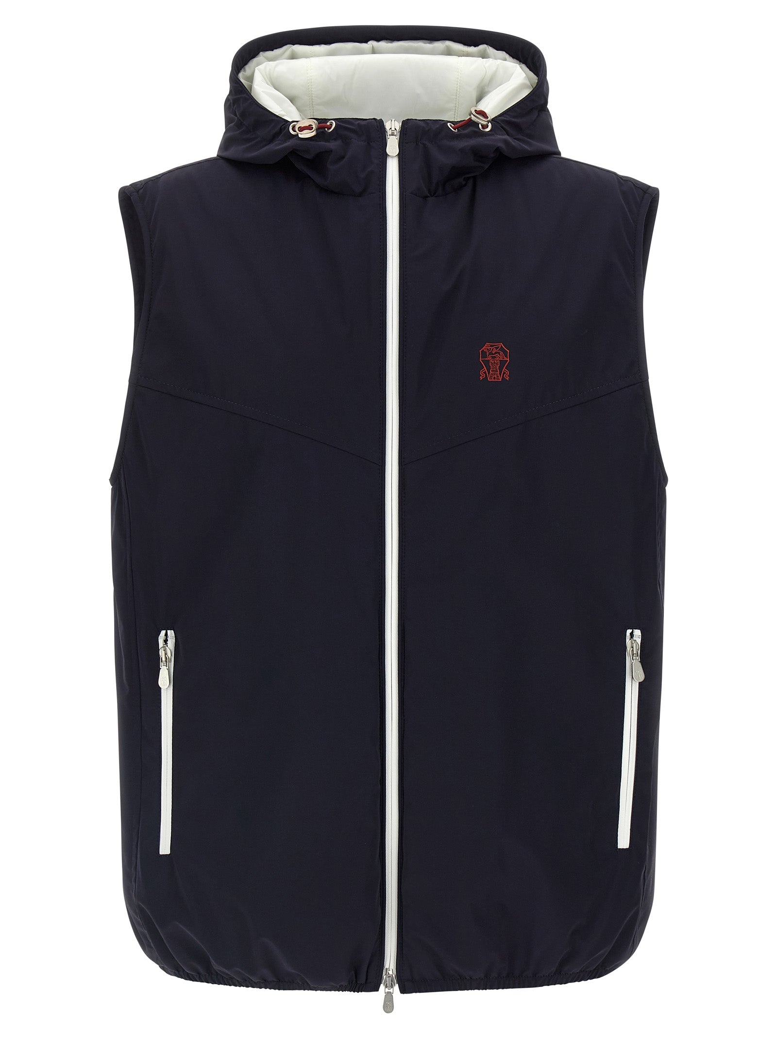 Brunello Cucinelli Blue Puffer Vest