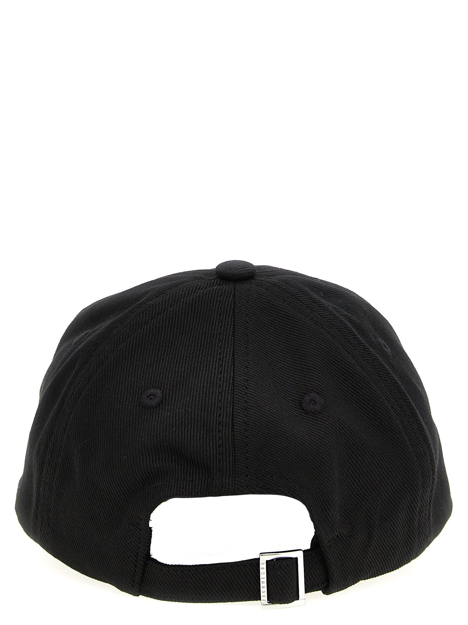 Jacquemus Black Cotton Cap (Baseball Hat)