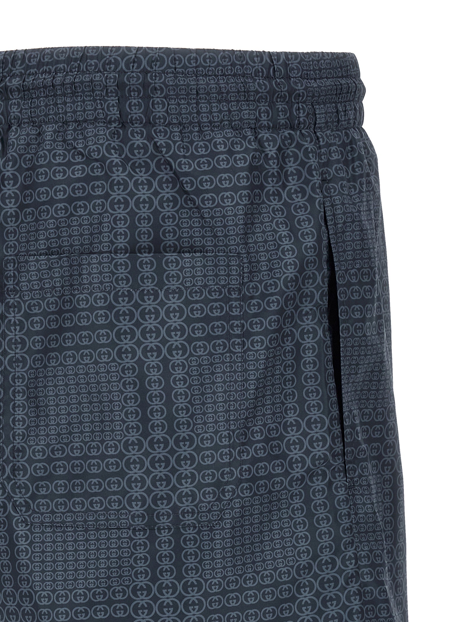Gucci Blue Polyester Swim Shorts