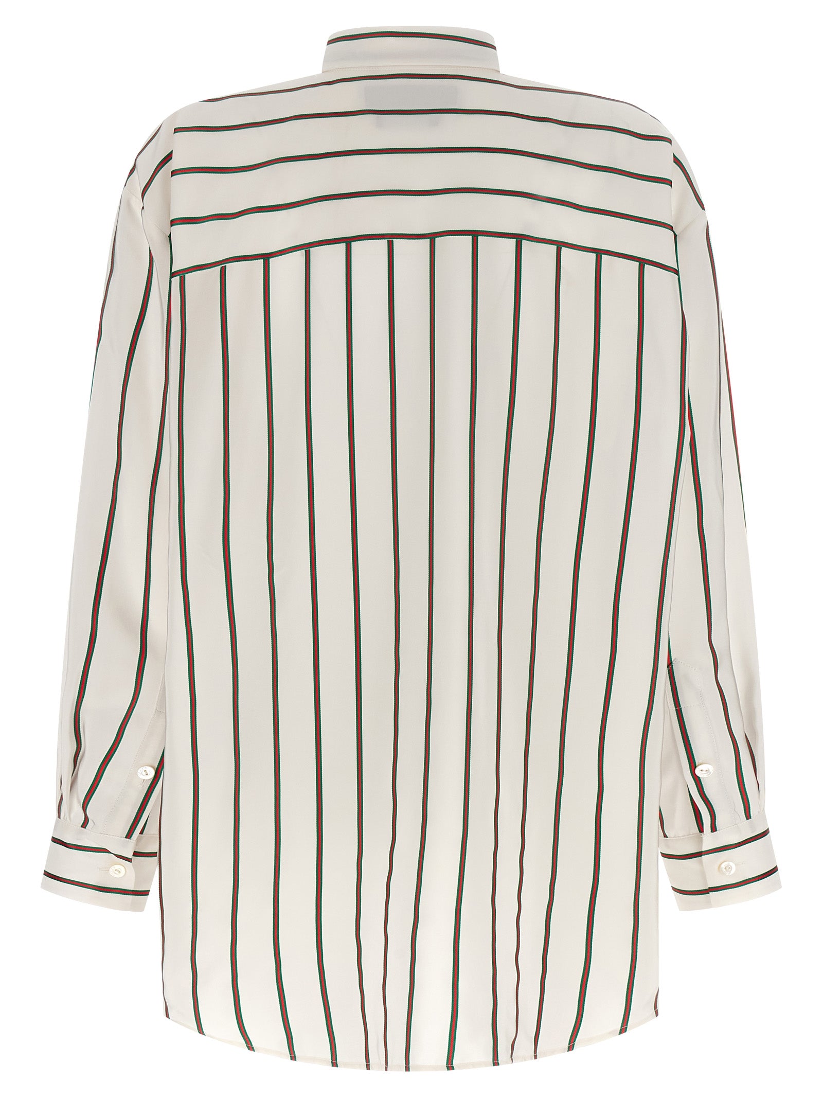Gucci White Silk Blouse