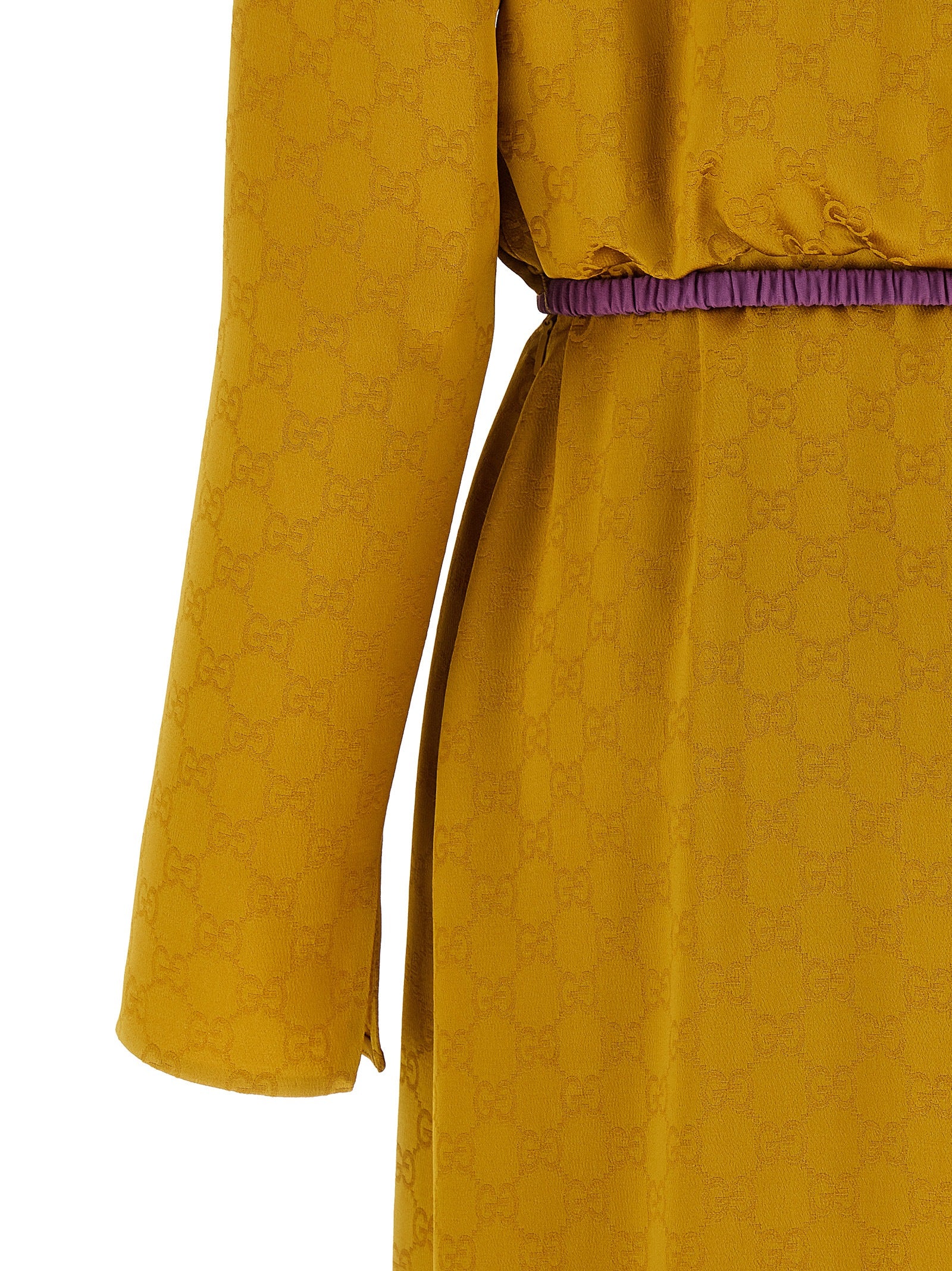 Gucci Bicolor Viscose Midi Dress