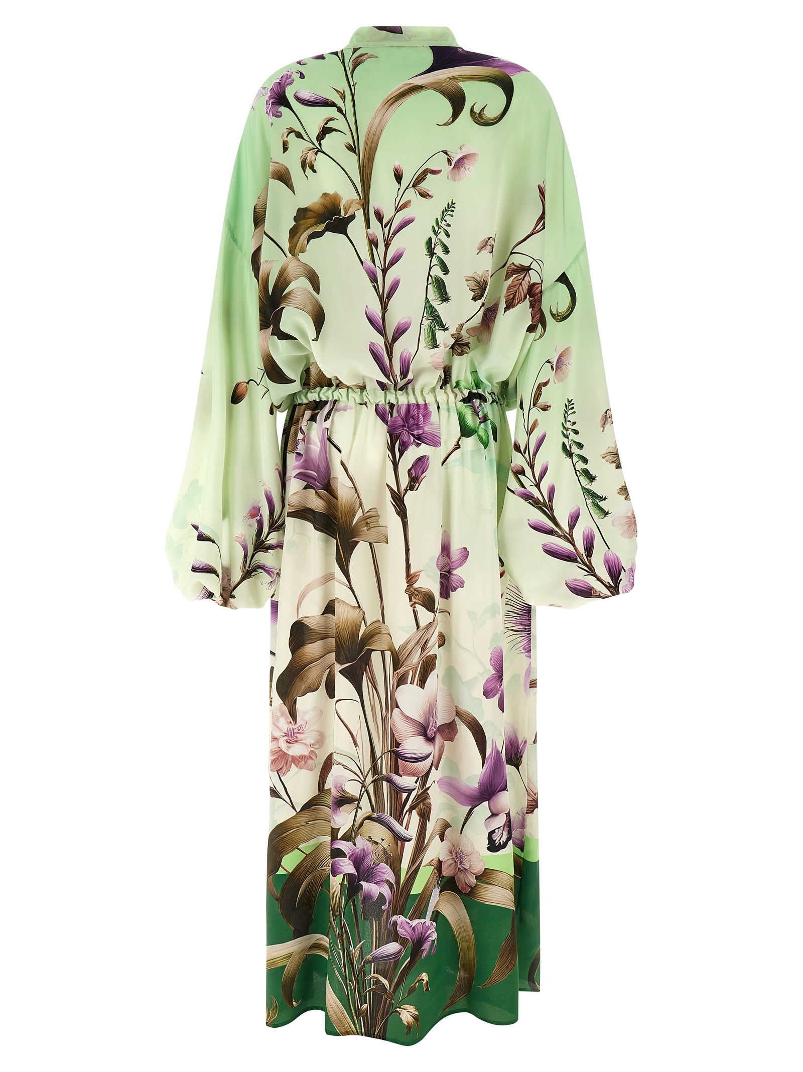 F.R.S. - FOR RESTLESS SLEEPERS Bicolor Silk Long Dress