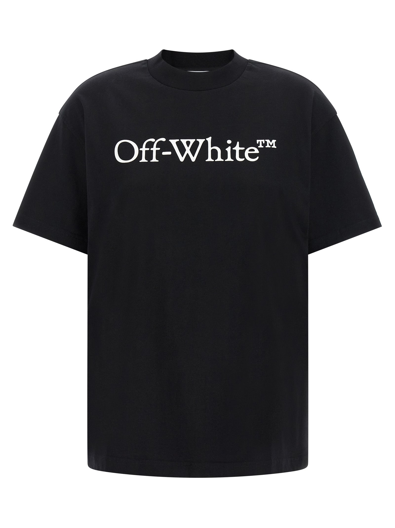 Off-White Black Cotton T-Shirt