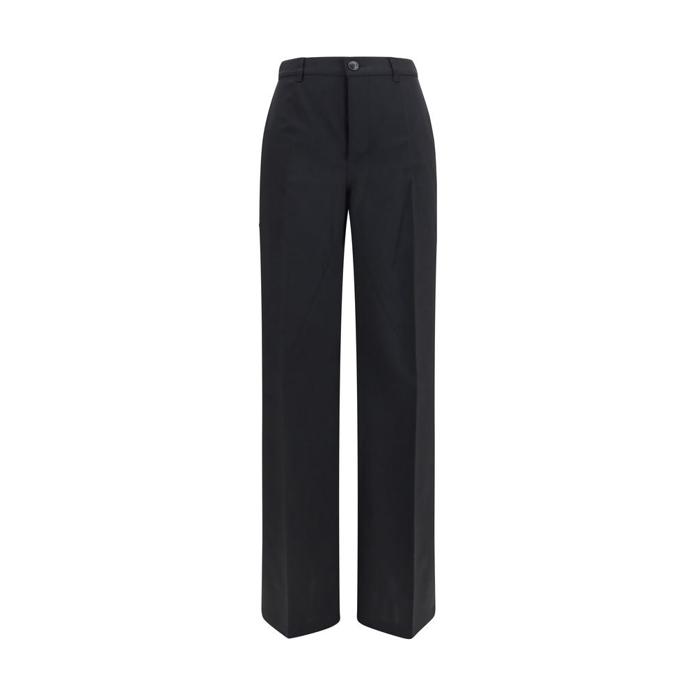Rick Owens Black Wool Oves Aries Dress Pants