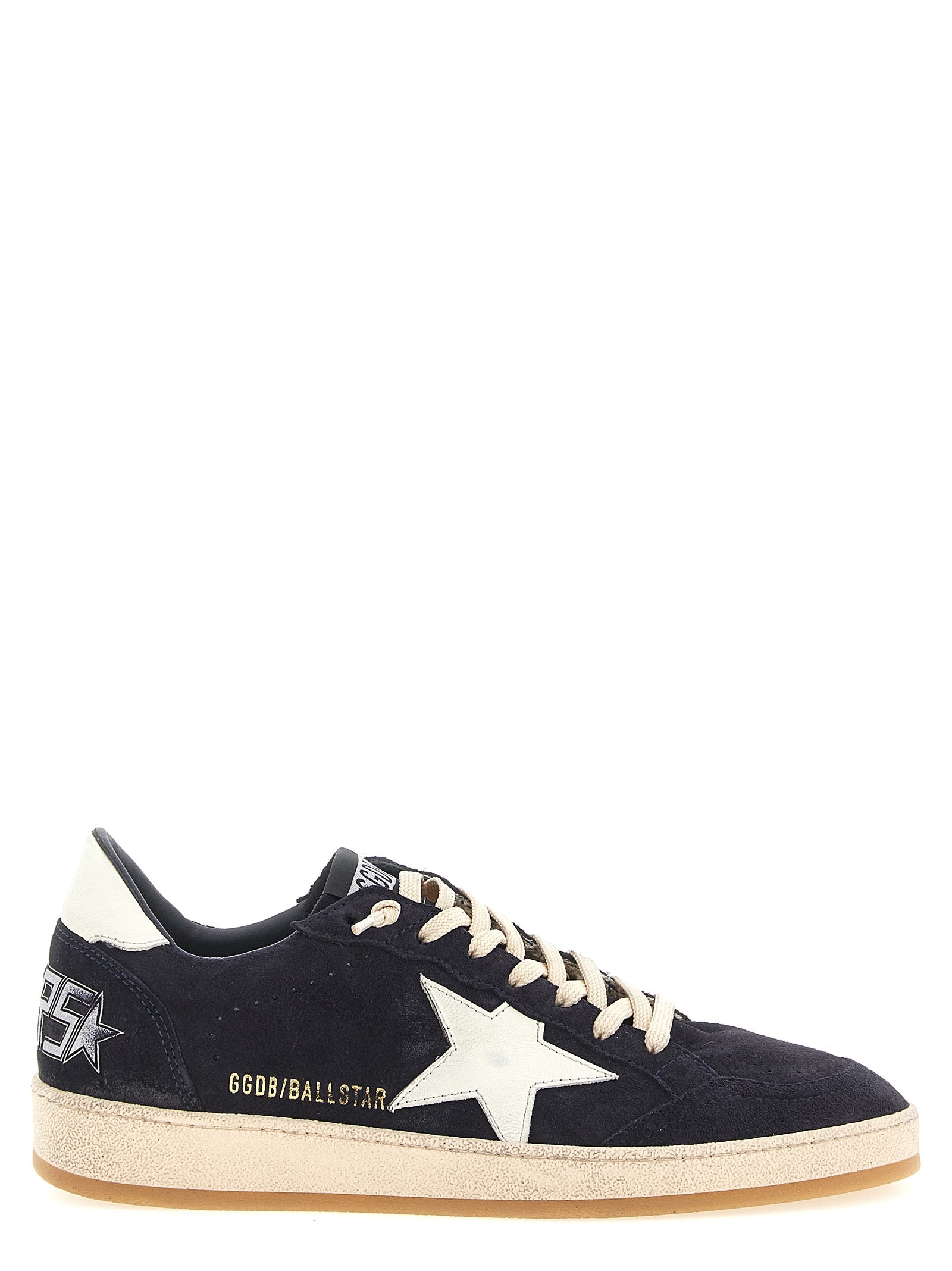 Golden Goose Blue Cowhide Low Top Sneakers
