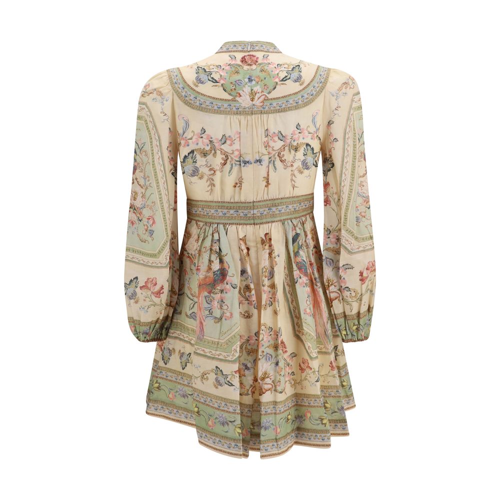 Zimmermann Multicolor Linen Casual Dress