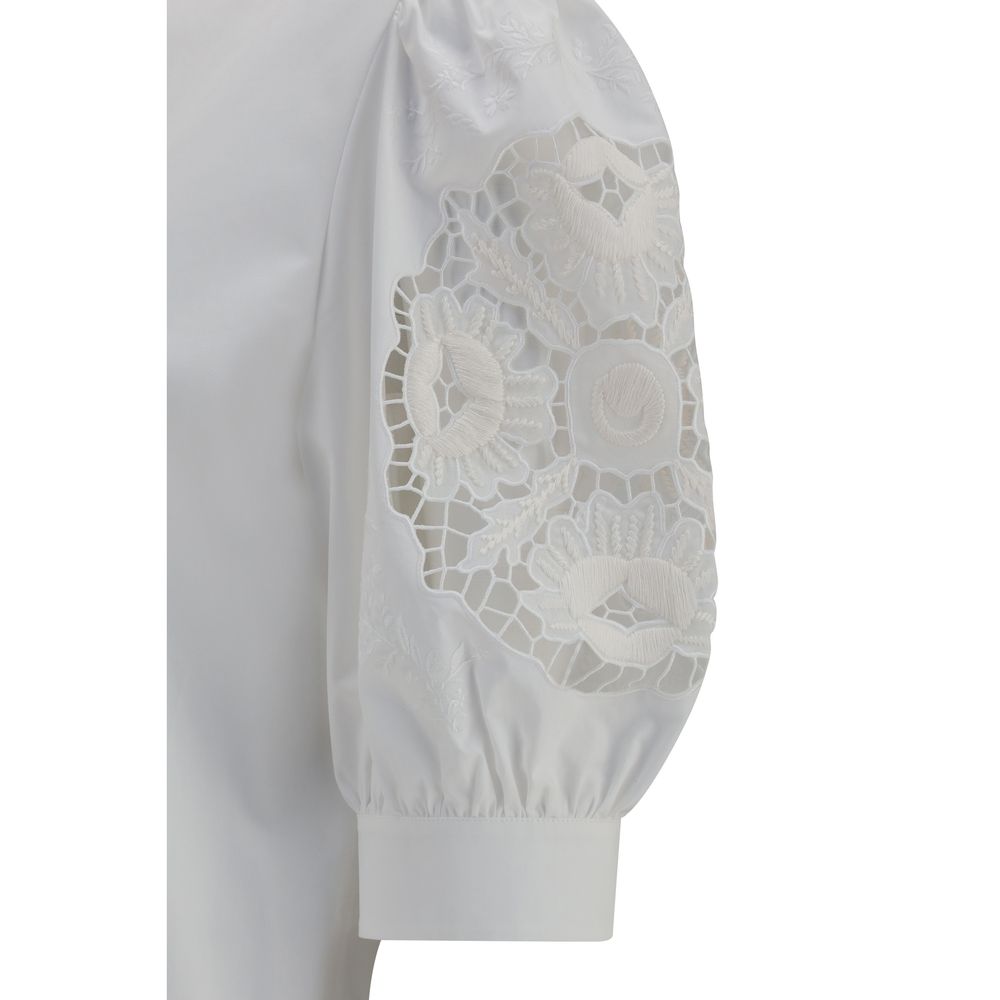 Valentino Garavani White Cotton Blouse