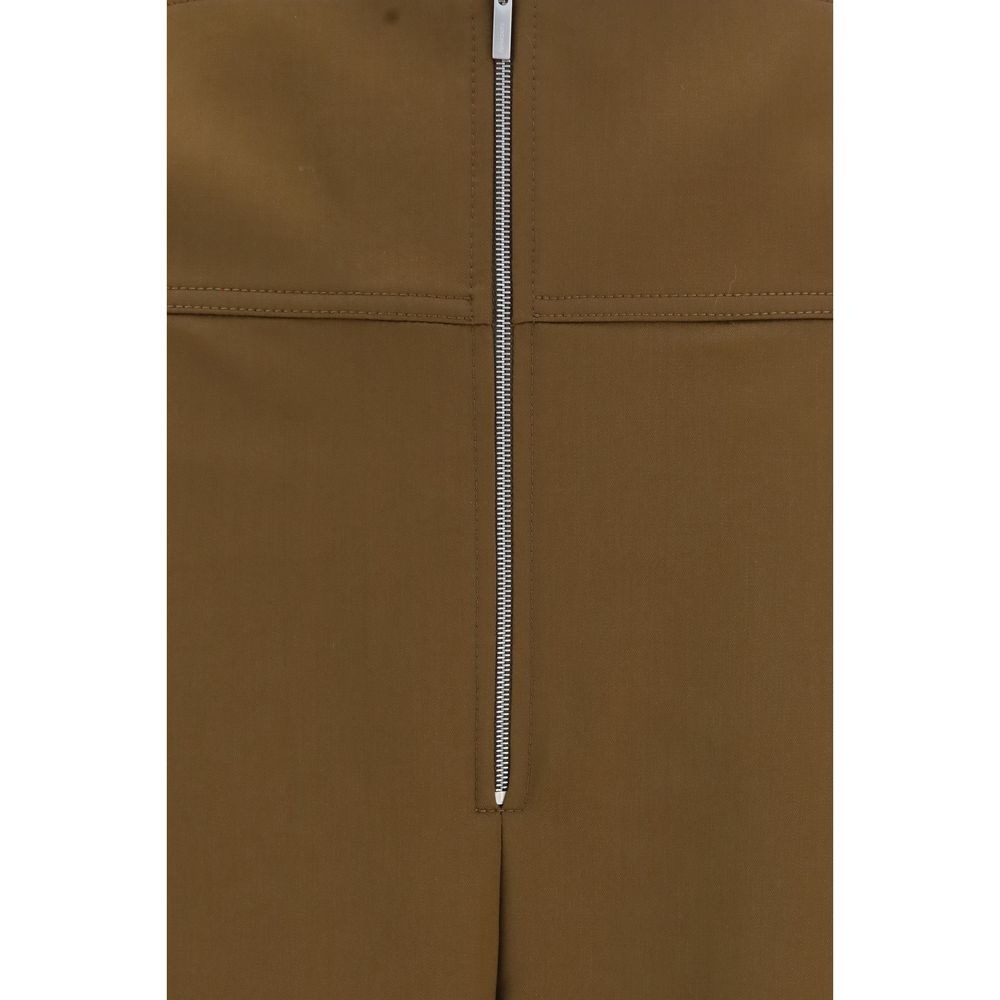 Ferragamo Brown Wool Oves Aries Casual Pants
