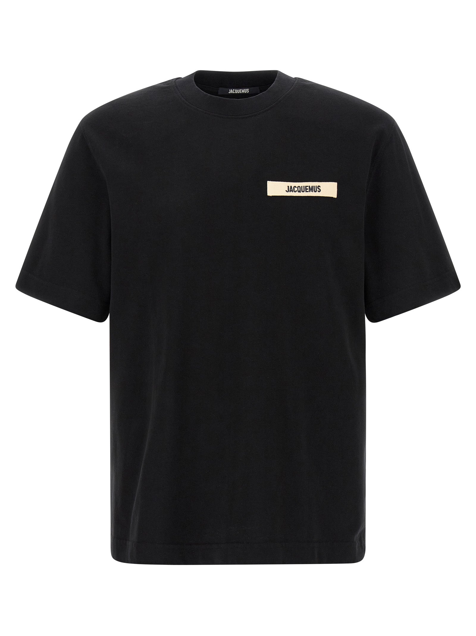 Jacquemus Black Cotton T-Shirt