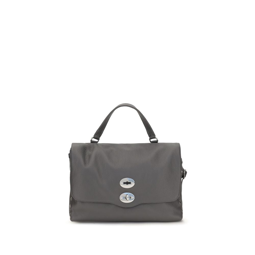 Zanellato Gray Calf Leather Bos Taurus Handbag