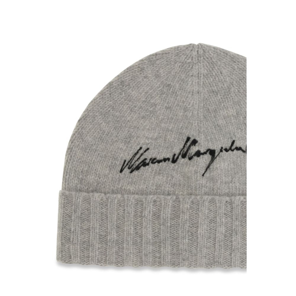 MM6 Gray Wool Oves Aries Beanie