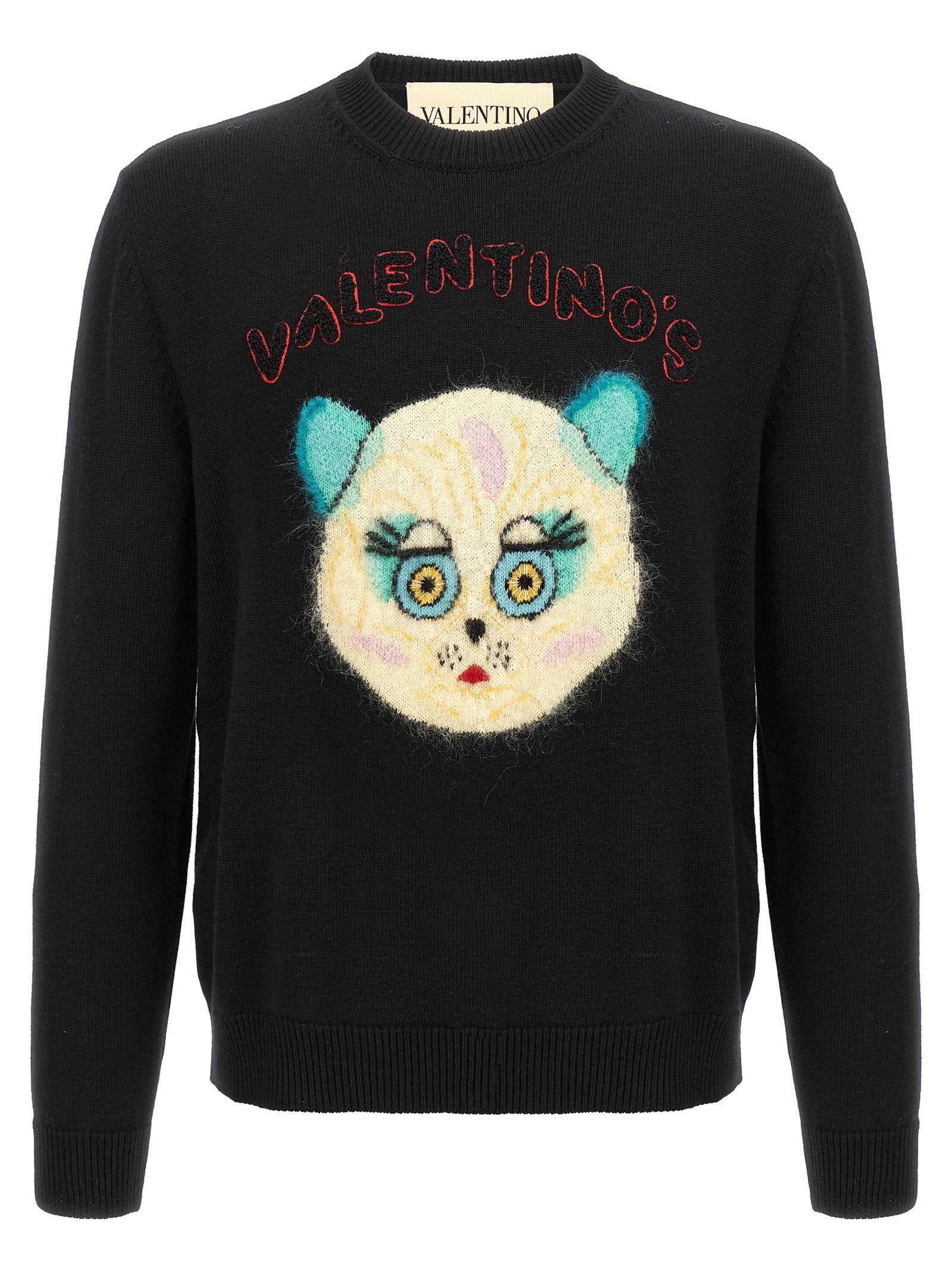 Valentino Garavani Black Cotton Cardigan