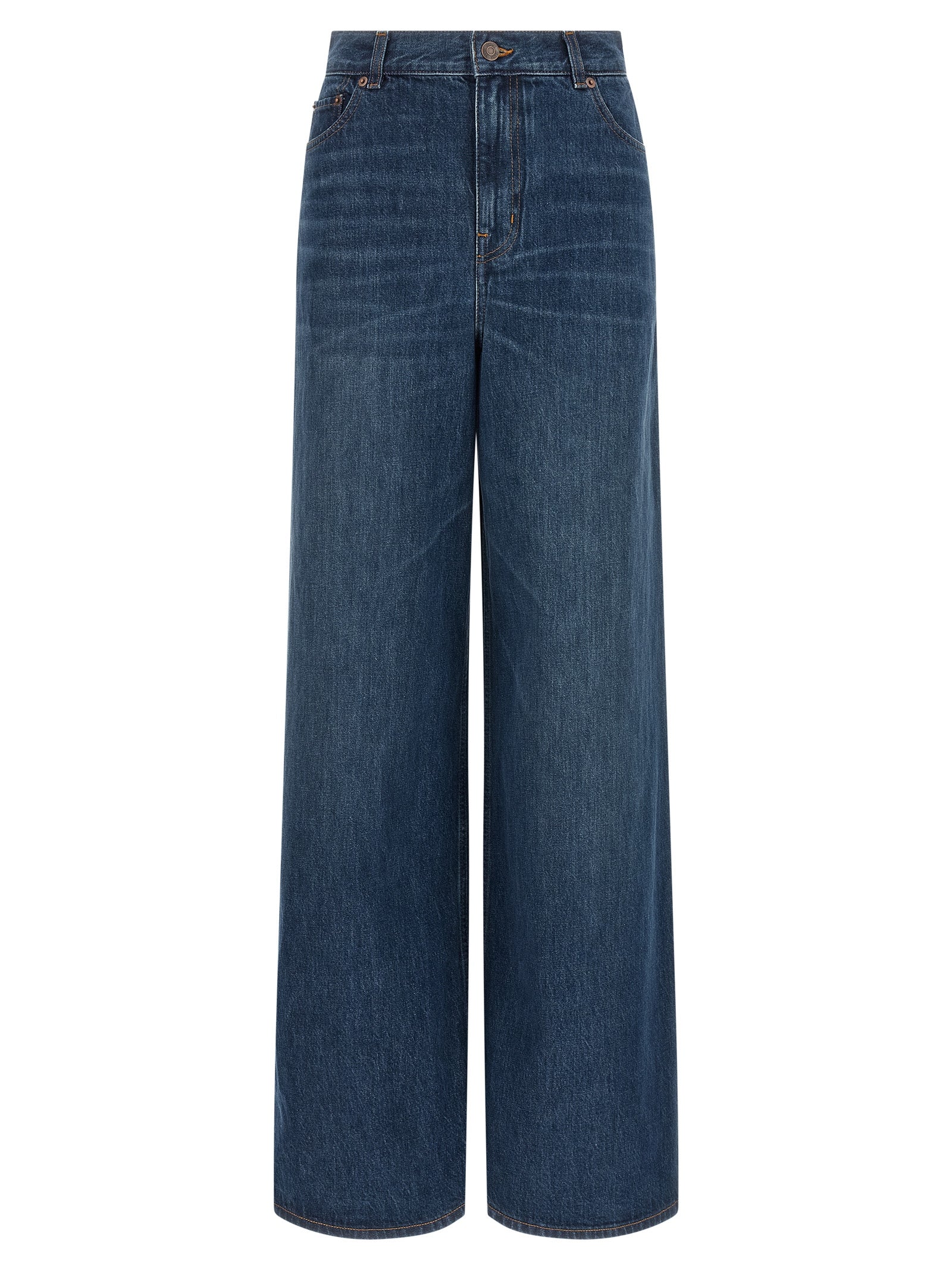 Chloé Blue Cotton Jeans Denim