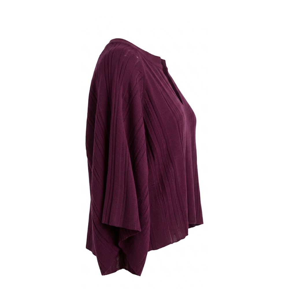 Malo Purple Cotton Women Sweater