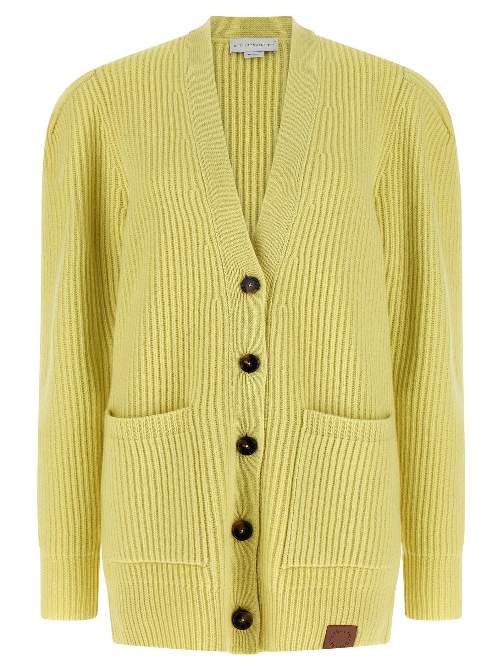 Stella McCartney Bicolor Virgin Wool Cardigan