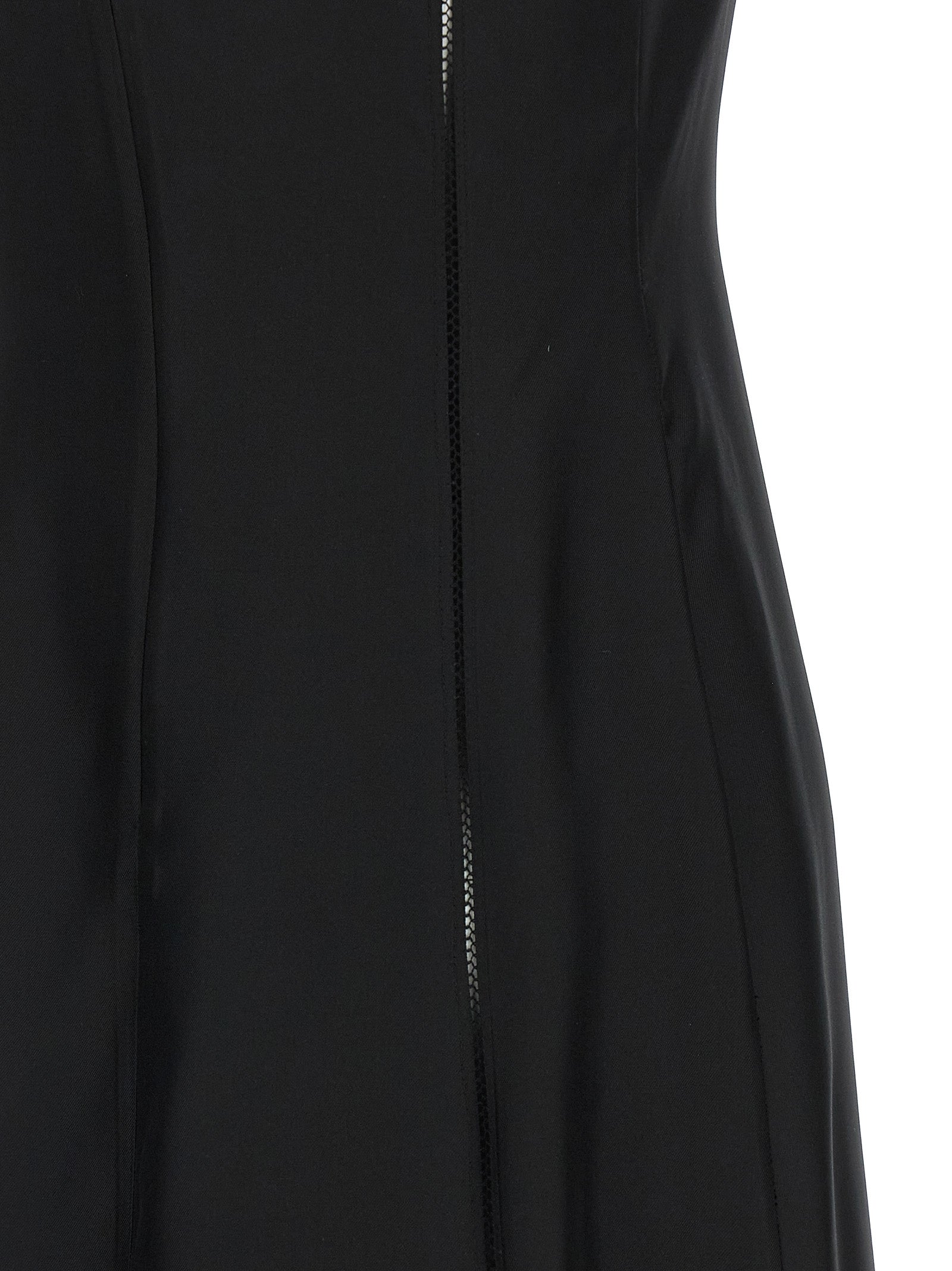 Loulou De Saison Black Silk Midi Dress