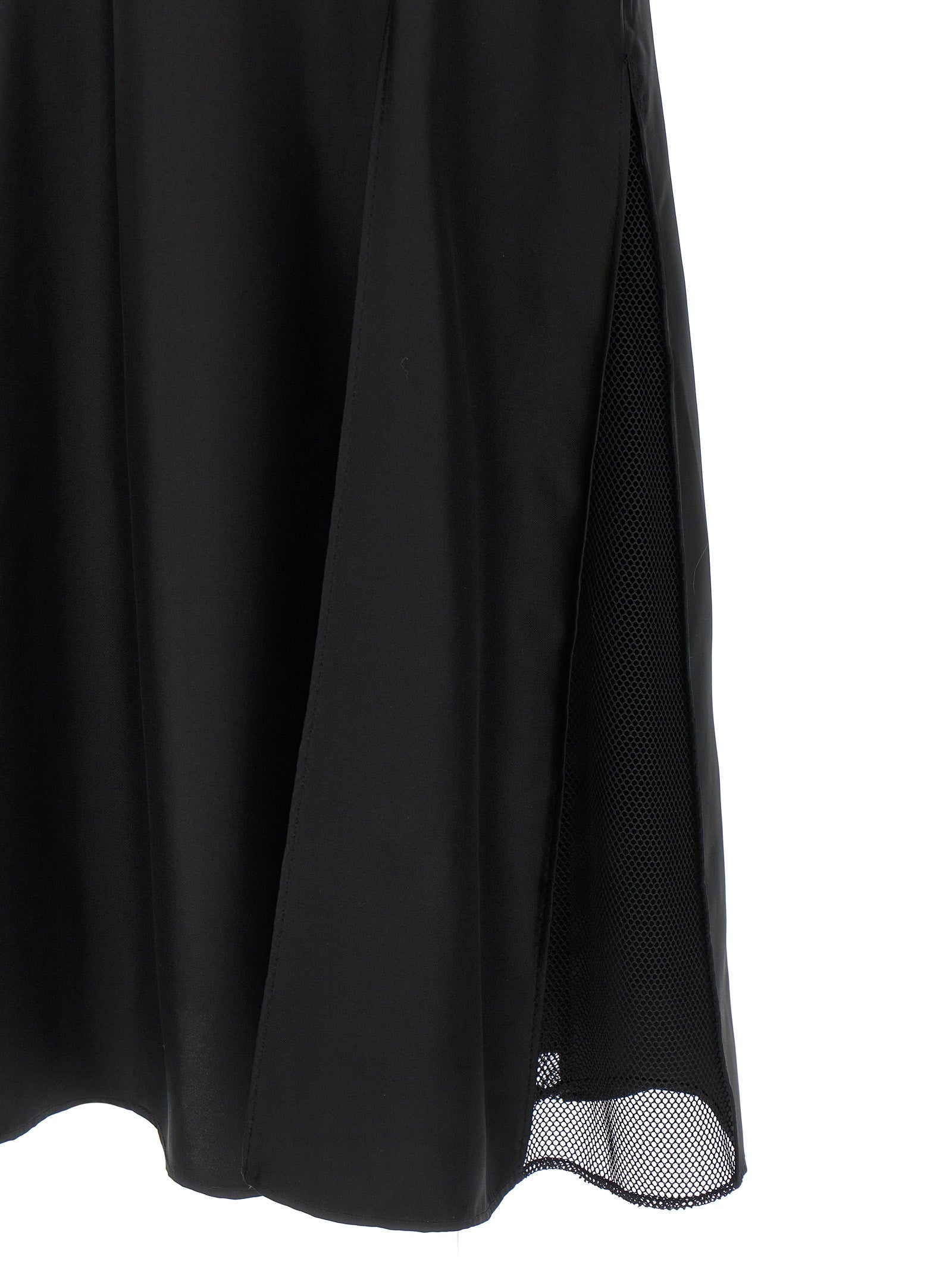 Loulou De Saison Black Silk Midi Dress