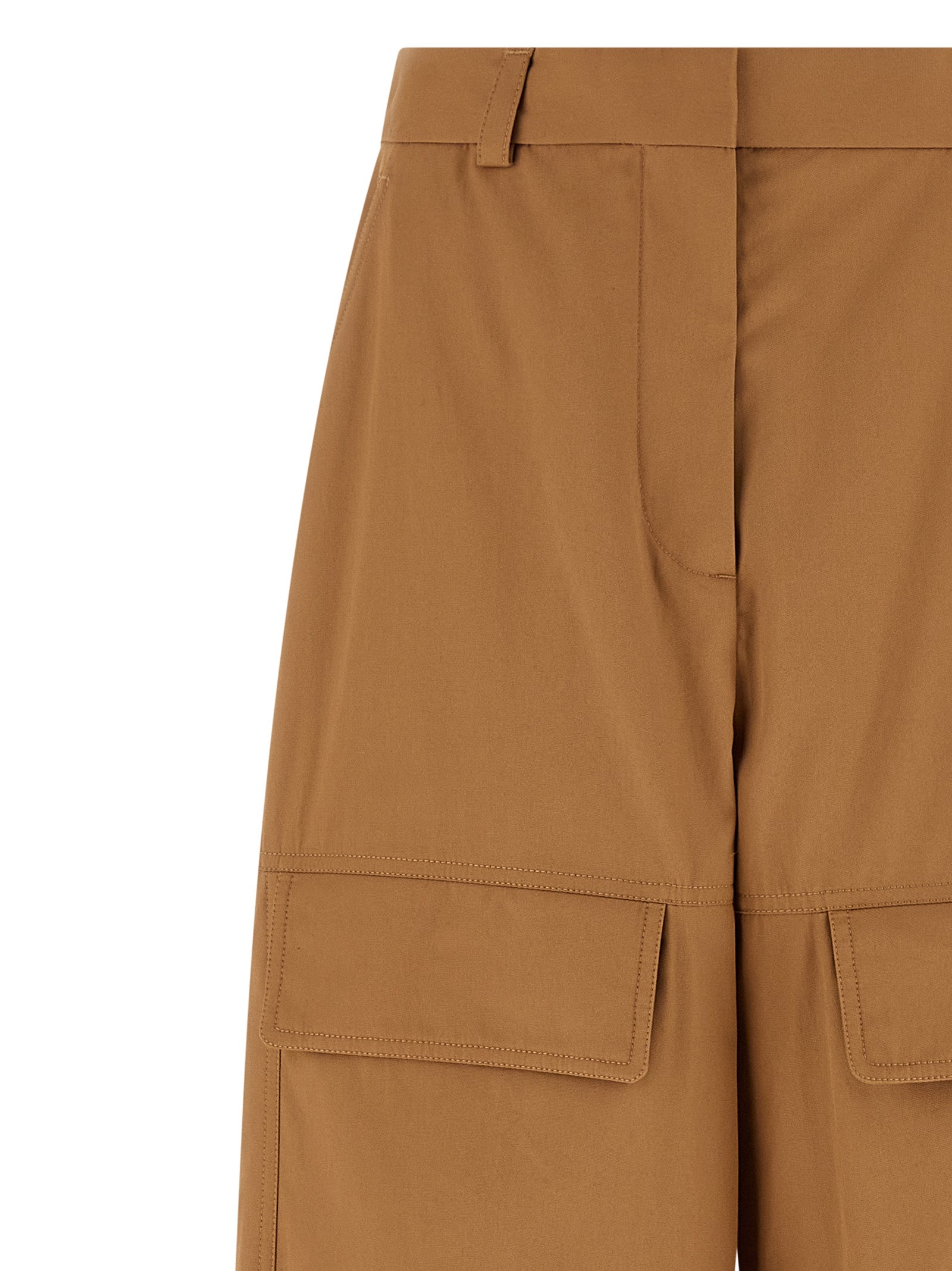 Stella McCartney Beige Cotton Cargo Pants