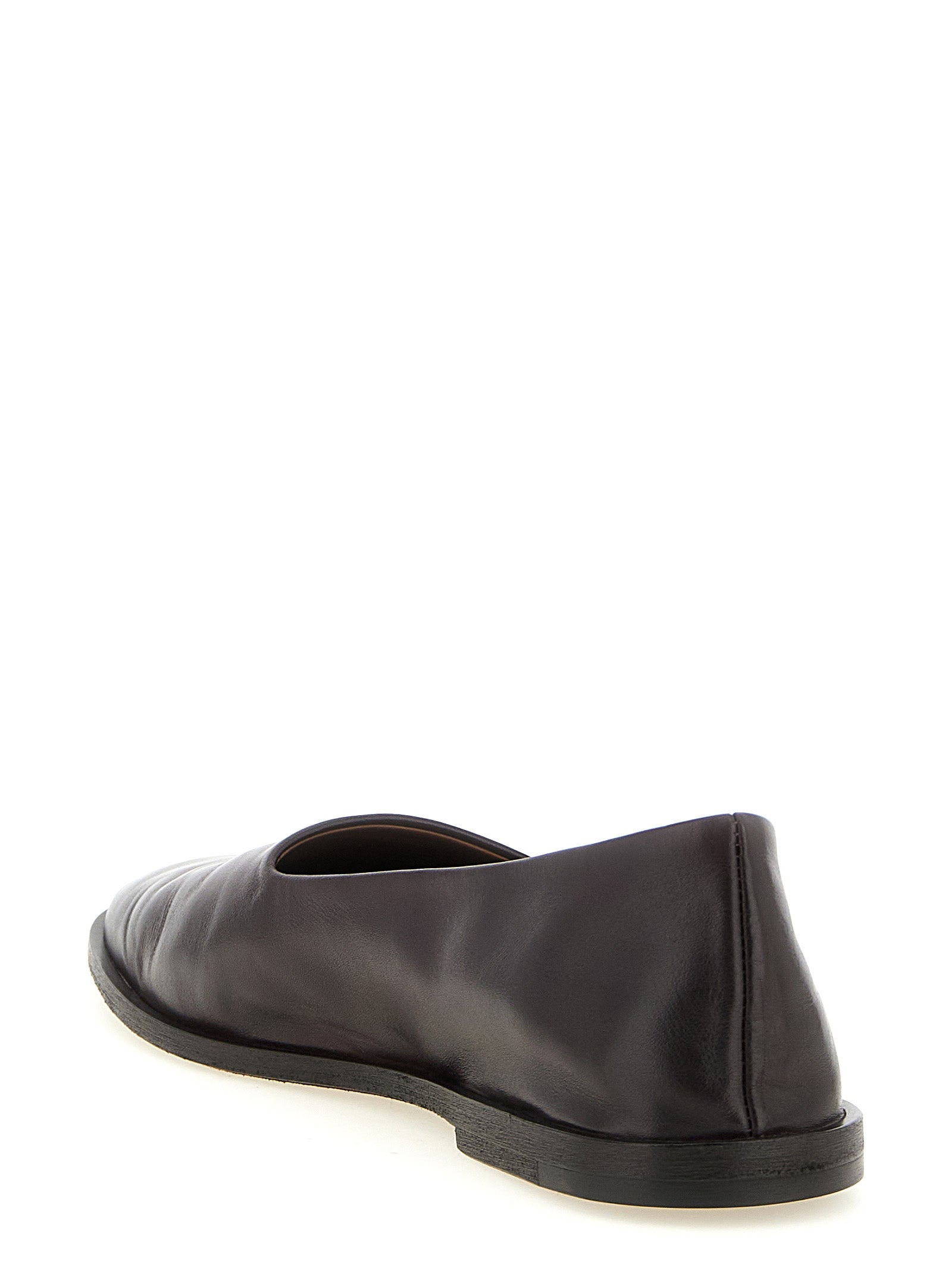 Marsell Brown Calfskin Ballet Flats