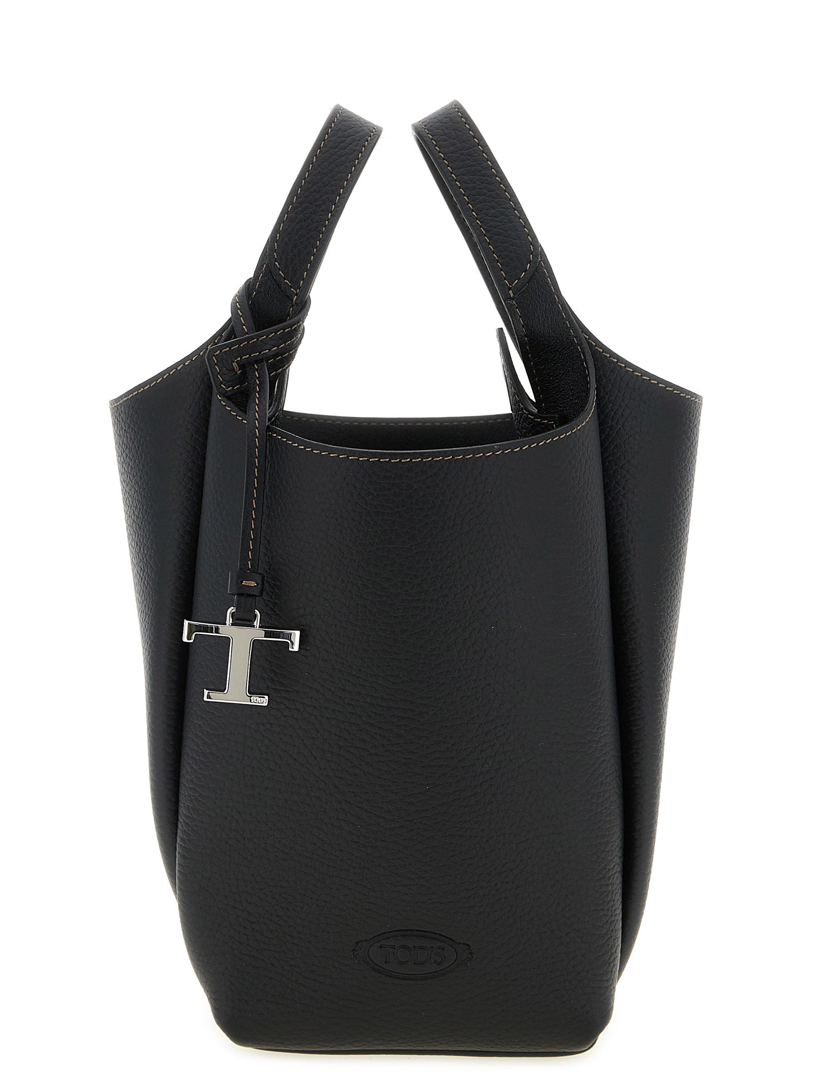 Tod's Black Calfskin Handbag