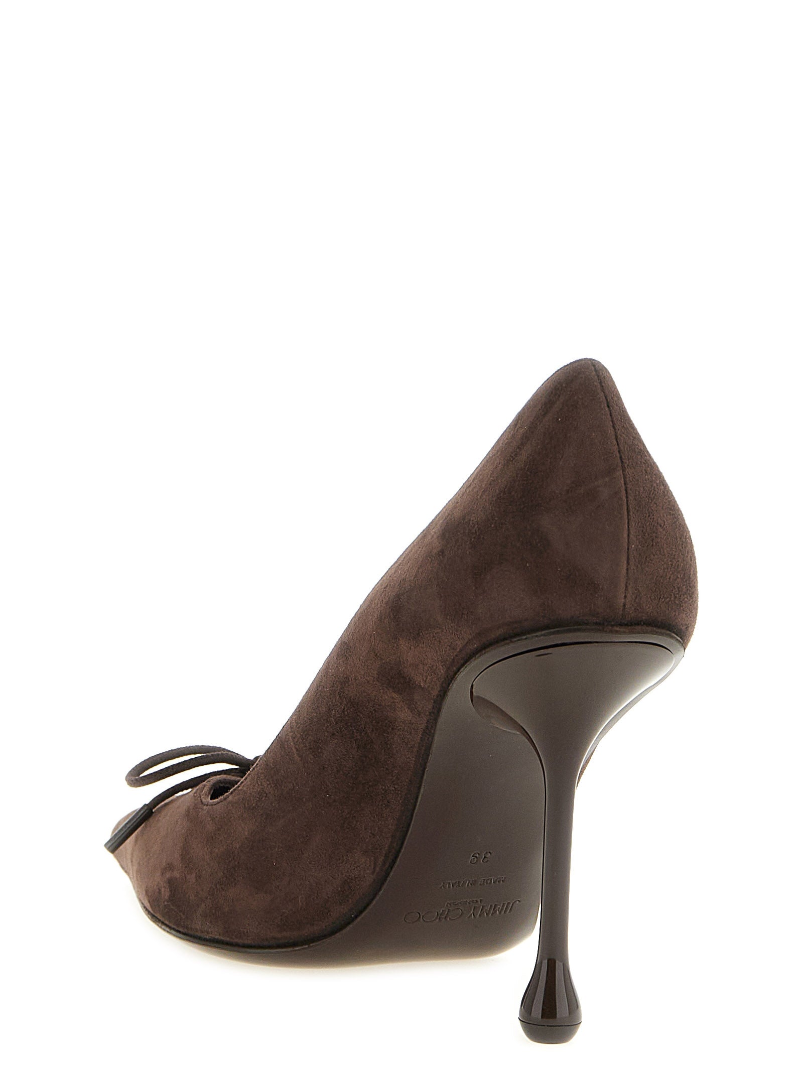 Jimmy Choo Brown Leather High Heel Pumps