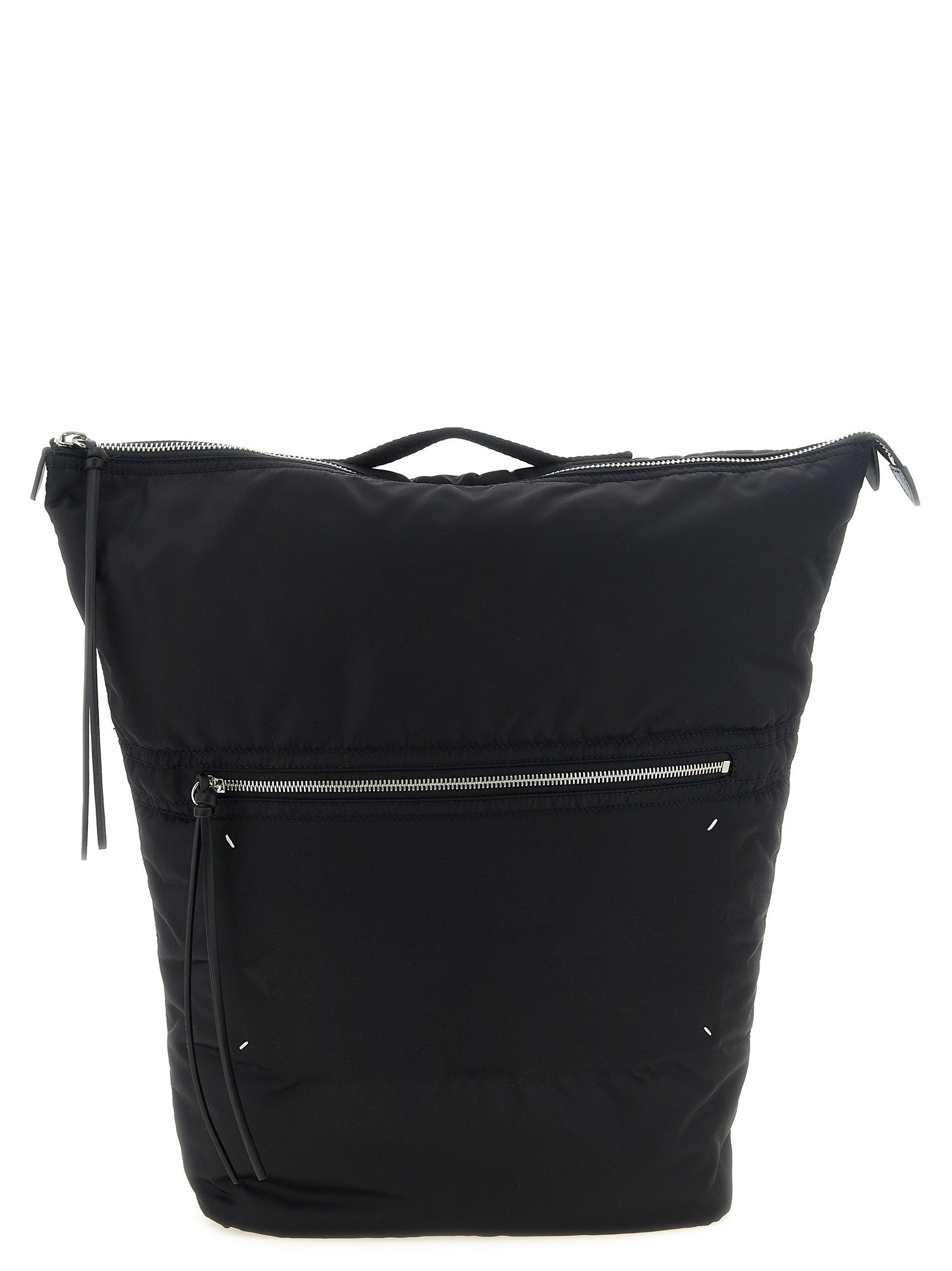 Maison Margiela Black Polyamide Backpack