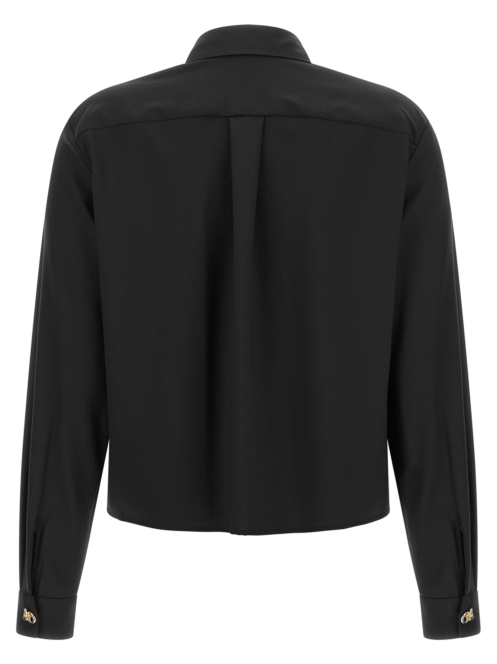 Fabiana Filippi Black Virgin Wool Blouse