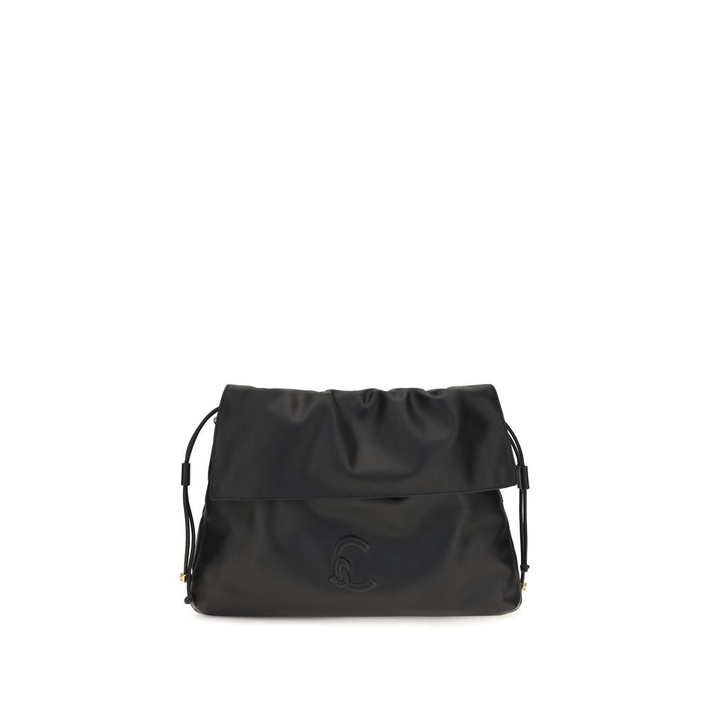 Coccinelle Black Calf Leather Bos Taurus Shoulder Bag