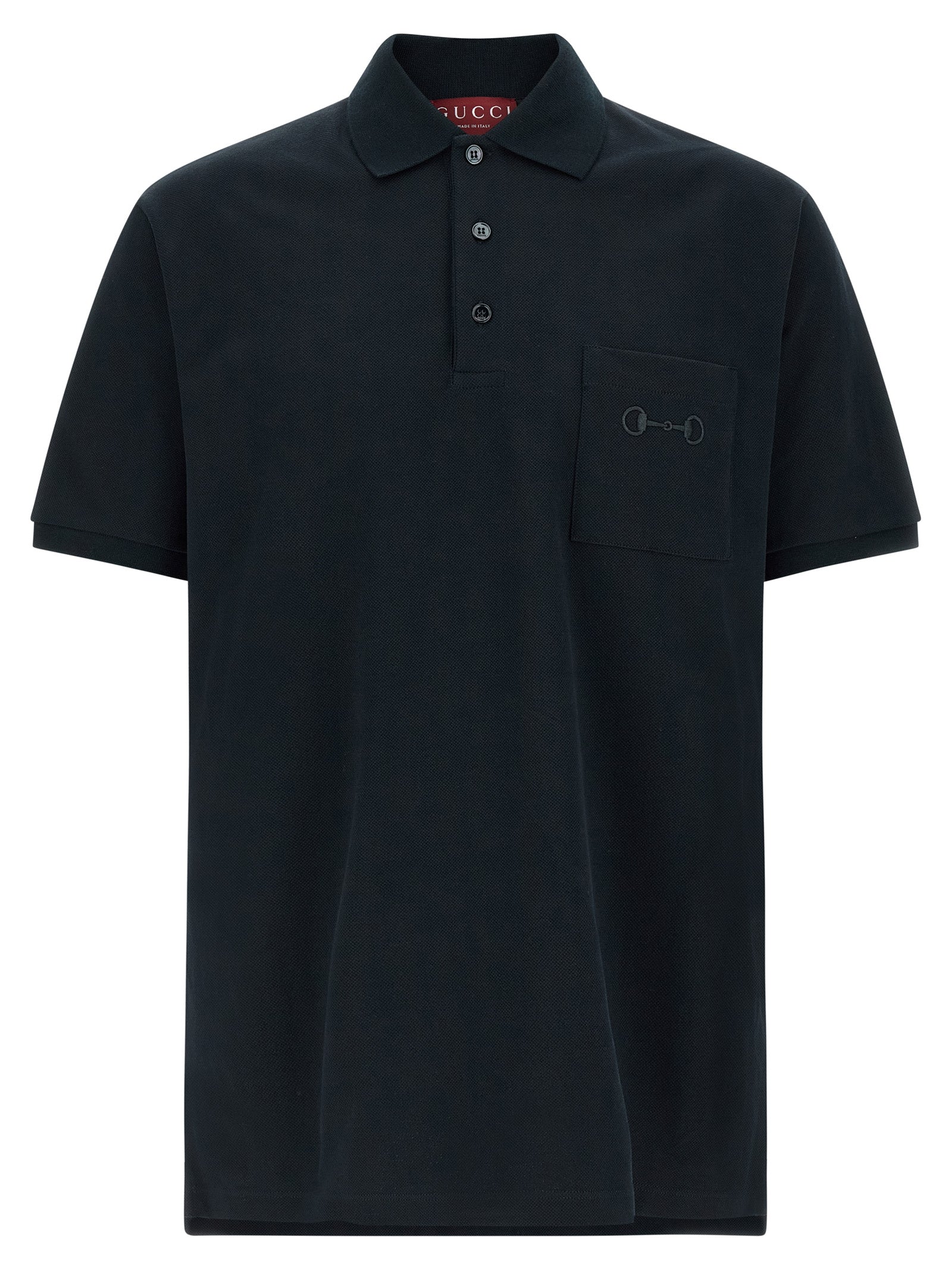 Gucci Blue Cotton Polo Shirt