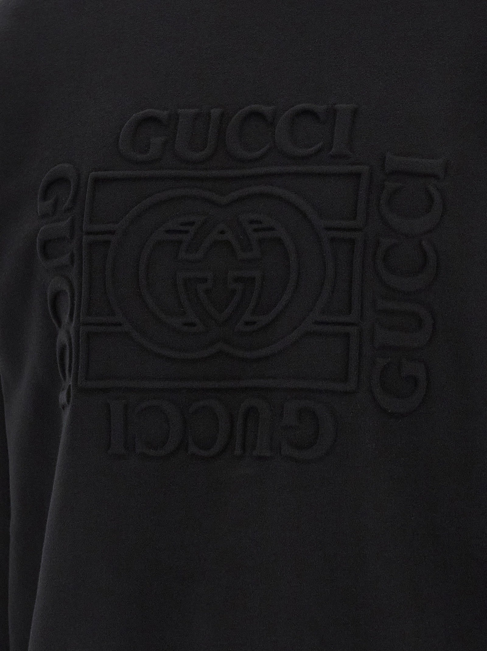 Gucci Black Cotton Sweatshirt
