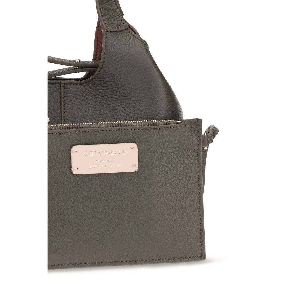 Coccinelle Brown Calf Leather Bos Taurus Handbag