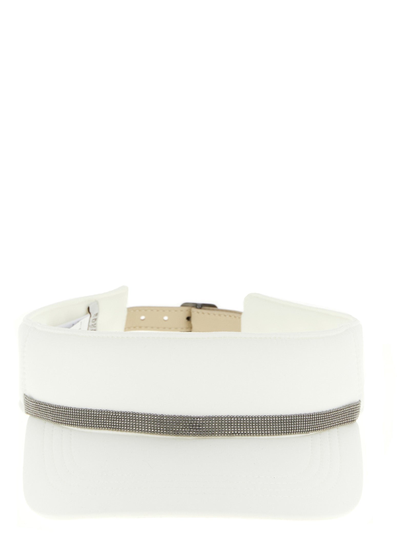 Brunello Cucinelli White Polyester Cap (Baseball Hat)