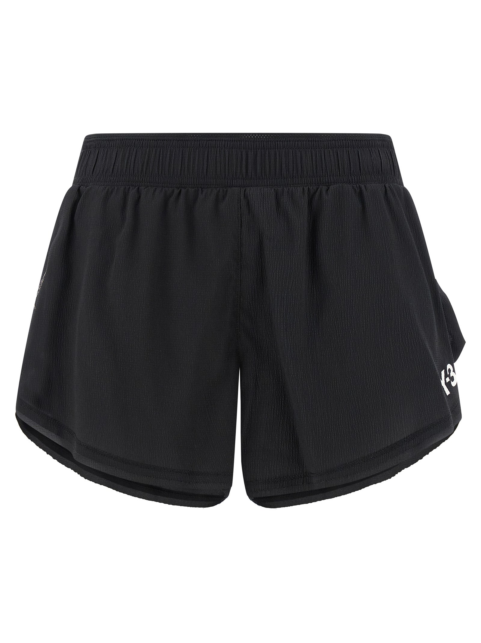 Y-3 Black Polyamide Bermuda Shorts