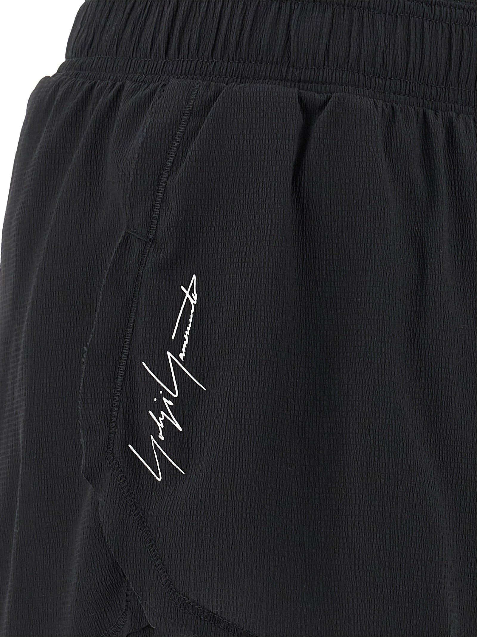 Y-3 Black Polyamide Bermuda Shorts